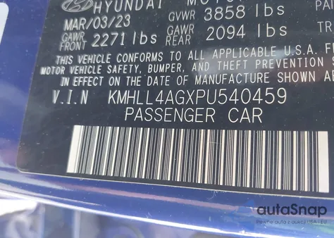 2023 Hyundai Elantra Se из США, поврежденный, VIN KMHLL4AGXPU540459